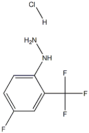 2-Trifluoromethy-4-Fluorophenylhydrazine HCl Structure