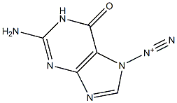 guaninediazonium,,结构式