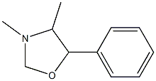 3,4-dimethyl-5-phenyl-1,3-oxazolidine Struktur