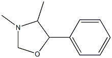 3,4-dimethyl-5-phenyl-1,3-oxazolidine 化学構造式