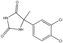 5-(3,4-dichlorophenyl)methylhydantoin Struktur