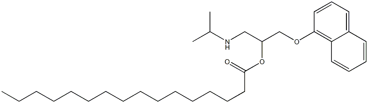 palmitoyl propranolol Struktur