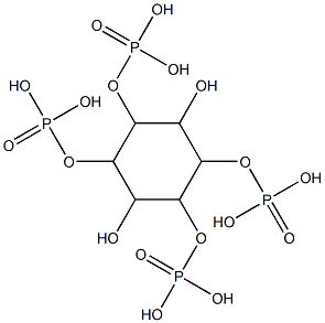 inositol-1,2,4,5-tetrakisphosphate 结构式