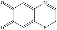 dihydro-1,4-benzothiazine-6,7-dione 结构式