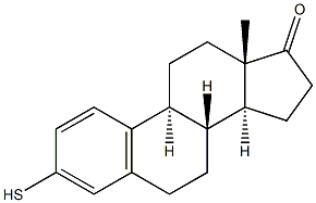 estra-1,3,5(10)-trien-17-one-3-thiol,,结构式