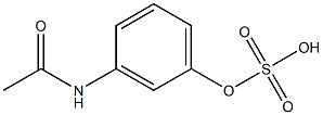 3-acetylaminophenyl sulfate Structure