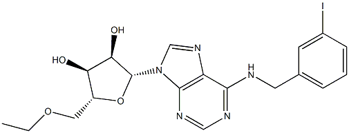 5'-O-ethyl-N-(3-iodobenzyl)adenosine