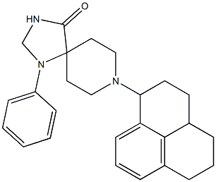 8-(2,3,3a,4,5,6-hexahydro-1H-phenalen-1-yl)-1-phenyl-1,3,8-triaza-spiro(4.5)decan-4-one