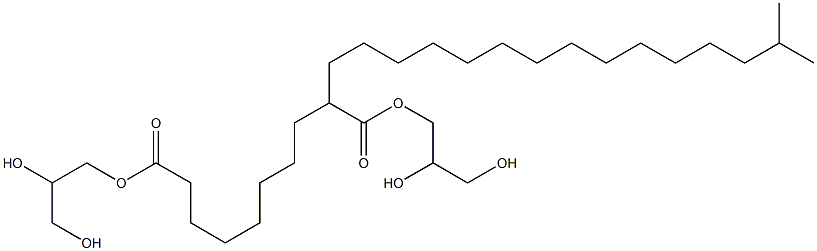 isopalmityl diglyceryl sebacate Structure