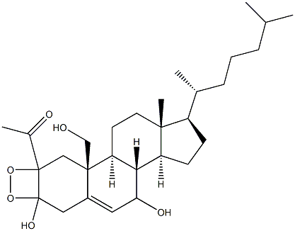 peracetylcholest-5-en-3,7,19-triol Structure