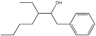 2-HEPTANOL,1-PHENYL-3-ETHYL- Structure