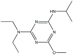 2-DIETHYLAMINO-4-ISOPROPYLAMINO-6-METHOXY-S-TRIAZINE,,结构式
