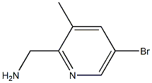 (5-Bromo-3-methylpyridin-2-yl)methylamine Structure