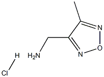 4-Methylfurazan-3-ylmethylaminehydrochloride,,结构式