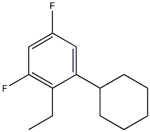 Trans-Ethylcyclohexyl-3,5-difluorobenzene 结构式