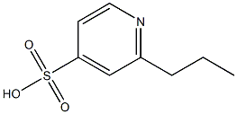 2-propyl-4-pyridinesulfonic acid 化学構造式