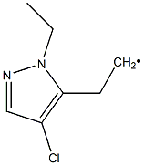 (4-Chloro-2-ethyl-2H-pyrazol-3-ylmethyl)-methyl- 结构式