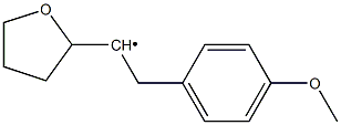 (4-Methoxy-benzyl)-(tetrahydro-furan-2-ylmethyl)- Structure