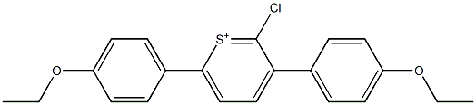 2-Chloro-3,6-bis(4-ethoxyphenyl)thiopyranylium