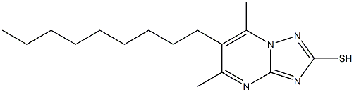 5,7-DIMETHYL-6-NONYL[1,2,4]TRIAZOLO[1,5-A]PYRIMIDINE-2-THIOL