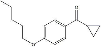 CYCLOPROPYL[4-(PENTYLOXY)PHENYL]METHANONE Struktur