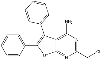 2-(CHLOROMETHYL)-5,6-DIPHENYLFURO[2,3-D]PYRIMIDIN-4-AMINE