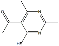 1-(4-MERCAPTO-2,6-DIMETHYLPYRIMIDIN-5-YL)ETHANONE Structure