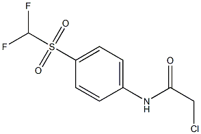  2-CHLORO-N-{4-[(DIFLUOROMETHYL)SULFONYL]PHENYL}ACETAMIDE