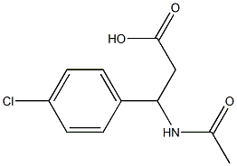 3-(ACETYLAMINO)-3-(4-CHLOROPHENYL)PROPANOIC ACID