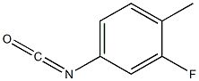 2-FLUORO-4-ISOCYANATO-1-METHYLBENZENE 结构式