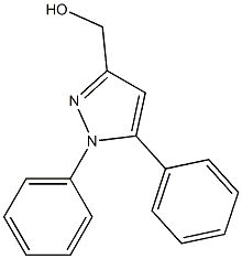 3-HYDROXYMETHYL-N,5-DIPHENYL PYRAZOLE 结构式