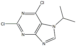 2,6-DICHLORO-7-ISOPROPYLPURINE 97% (HPLC) 结构式