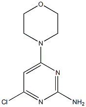 2-AMINO-4-CHLORO-6-(4-MORPHOLINO)PYRIMIDINE Structure
