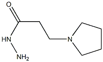 3-(1-PYRROLIDINYL)PROPANOHYDRAZIDE Structure