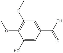 4 5-DIMETHOXY-3-HYDROXYBENZOICCID 化学構造式
