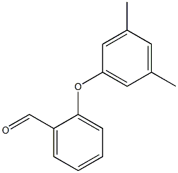 2-(3,5-DIMETHYLPHENOXY)BENZALDEHYDE 结构式