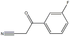 3-FLUOROBENZOYLACETONITRILE 96% 化学構造式