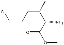 (2S,3S)-2-AMINO-3-METHYL-PENTANOIC ACID METHYLESTER HYDROCHLORIDE 化学構造式