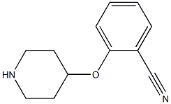 2-(4-PIPERIDINYLOXY)BENZONITRILE Structure