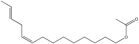 ,CIS-9,12-TETRADECADIENYL ACETATE 化学構造式