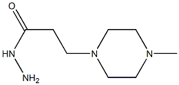 3-(4-METHYL-1-PIPERAZINYL)PROPANOHYDRAZIDE Structure