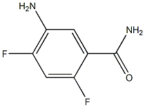 5-AMINO-2,4-DIFLUOROBENZAMIDE 化学構造式