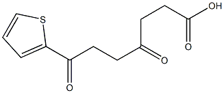 4,7-DIOXO-7-THIEN-2-YLHEPTANOIC ACID Structure