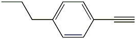 4-N-PROPYLPHENYLACETYLENE, 98%% Structure