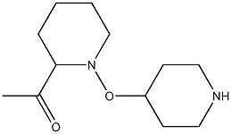 1-(4-PIPERIDINYLOXY)ACETYLPIPERIDINE Structure