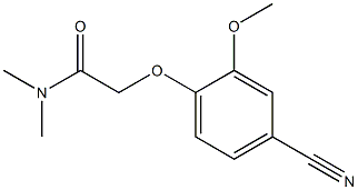 2-(4-cyano-2-methoxyphenoxy)-N,N-dimethylacetamide