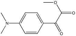 methyl 2-[4-(dimethylamino)phenyl]-2-oxoacetate 结构式