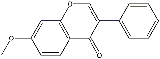 7-methoxy-3-phenyl-4H-chromen-4-one,,结构式