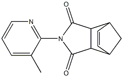 4-(3-methyl-2-pyridyl)-4-azatricyclo[5.2.1.0~2,6~]dec-8-ene-3,5-dione Structure