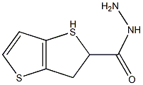 3H-1lambda~4~-thieno[3,2-b]thiophene-2-carbohydrazide 结构式